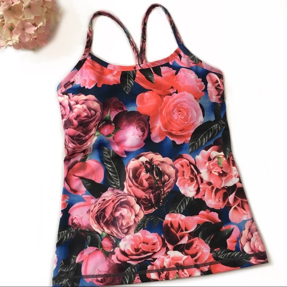 lululemon athletica Tops - Lululemon Secret Garden Y Strap Tank Top